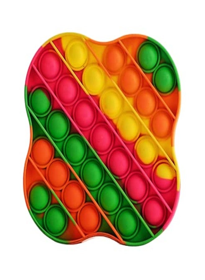 Kidultz Push Pop Silicone Bubble Sensory Fidget Toy Set, Multi-Colour Pop It Toy Relieve Stress Suitable for All Age, Bubble Toy for Kids Popper Sensory Educational Toy (Radium Set of 4) - Image 3